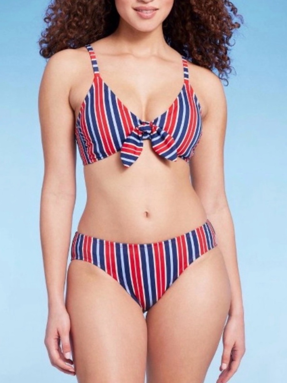 Kona Sol striped bikini set